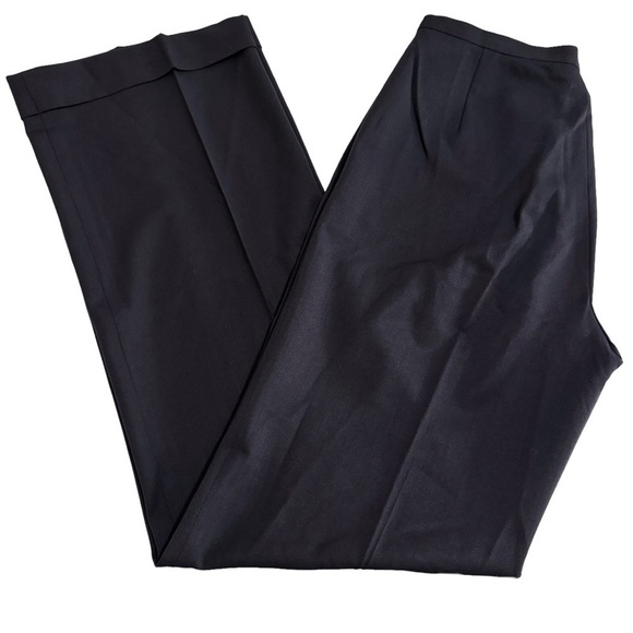 Lafayette 148 Black Stretch Wool Trousers Size 6 - Picture 4 of 10
